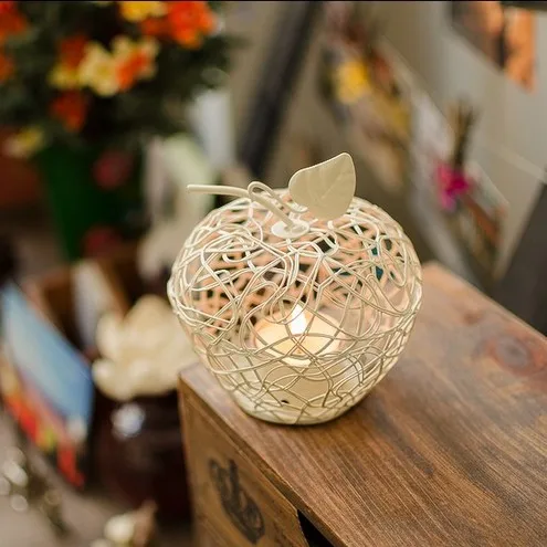 Модный фруктовый подсвечник белый цвет|candle holders|candle holder whiteheart candle |