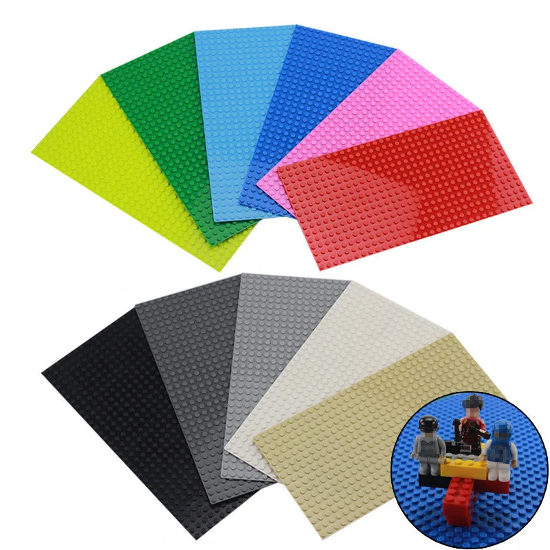 3 pcs/lot 16*32 Dots Base Plate for Small Bricks 11 Colors Baseplate Board DIY Building Blocks Toys For Children Compatible
3 pcs/lot 16*32 Dots Base Plate for Small Bricks 11 Colors Baseplate Board DIY Building Blocks Toys For Children Compatible