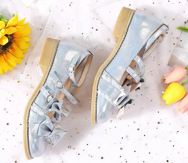 Japanese princess tea party sweet lolita shoes round head cute bowknot kawaii shoes vintage lace one-word buckle cosplay shoes
Japanese princess tea party sweet lolita shoes round head cute bowknot kawaii shoes vintage lace one-word buckle cosplay shoes