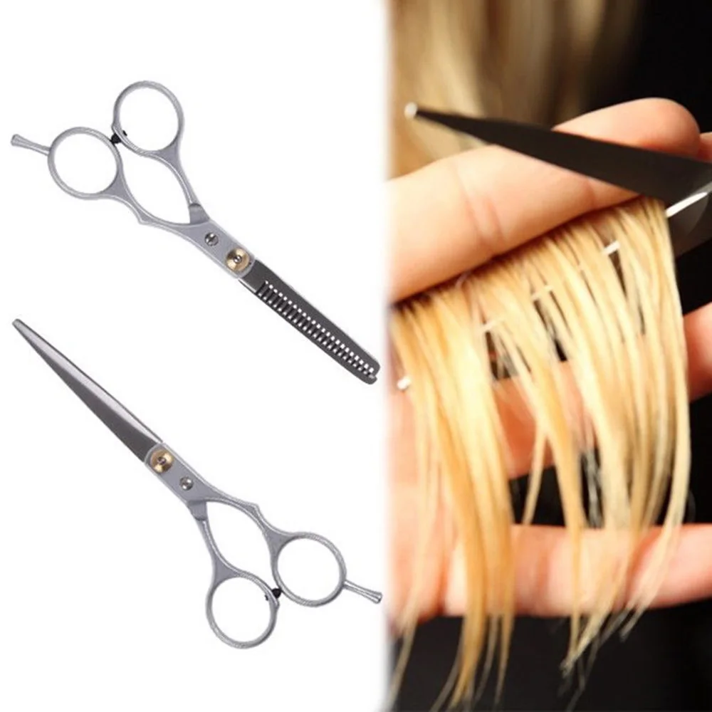 2 Sizes Cutting Thinning Styling Stainless Steel Hair Scissors Salon Hair Hairdressing Tool Shears Regular Flat Teeth Blades
2 Sizes Cutting Thinning Styling Stainless Steel Hair Scissors Salon Hair Hairdressing Tool Shears Regular Flat Teeth Blades