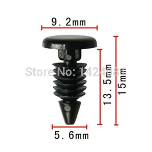 500x OEM Nylon for Chrysler Universal Weatherstrip Push-Type Retainer Clip Rivet 2964547
500x OEM Nylon for Chrysler Universal Weatherstrip Push-Type Retainer Clip Rivet 2964547