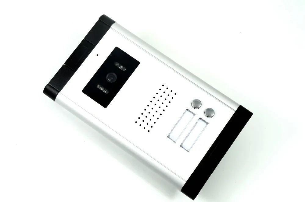 Yobang Security Visual Home Video Intercom 7'Inch Monitor +1000TVL Camera Doorbell Unlock System For 2 Apartment | Безопасность и
