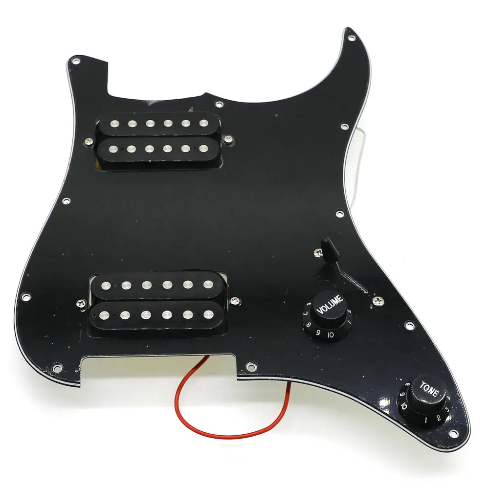 Загруженный электрогитара Strat preпроводной ST Pickguard с керамической двойной