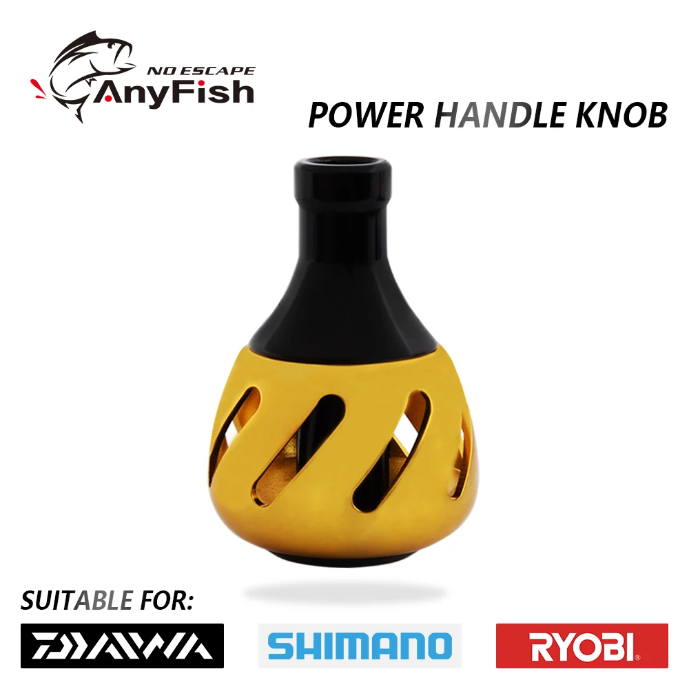 Металлическая Рыболовная катушка ANYFISH с ручкой для DAIWA SHIMANO RYOBI спиннинговые