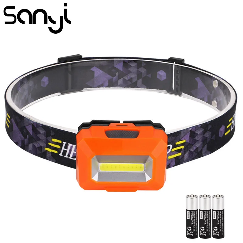 SANYI 3800LM LED Flashlight Forehead by 3*AAA Battery 5 Modes Headlight Mini COB Headlamp Torch for Camping
SANYI 3800LM LED Flashlight Forehead by 3*AAA Battery 5 Modes Headlight Mini COB Headlamp Torch for Camping