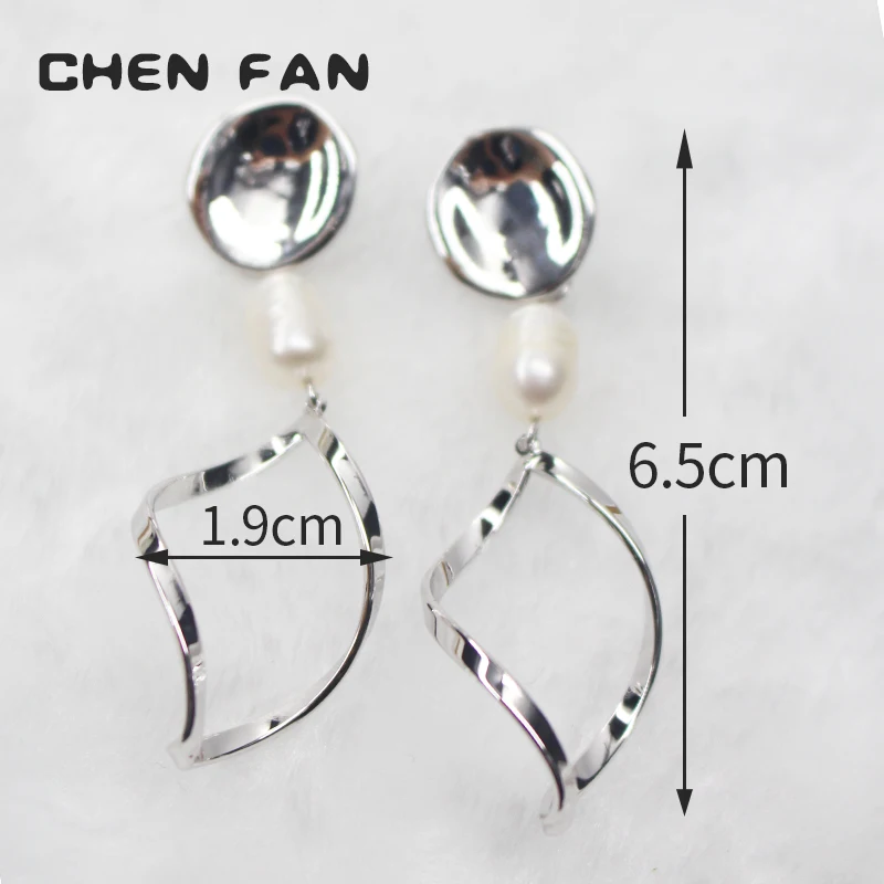 CHENFAN jewelery women's Earrings for women geometric fashion pearl earrings jewelry stone kolczyki chwosty Clothing accessories
CHENFAN jewelery women's Earrings for women geometric fashion pearl earrings jewelry stone kolczyki chwosty Clothing accessories