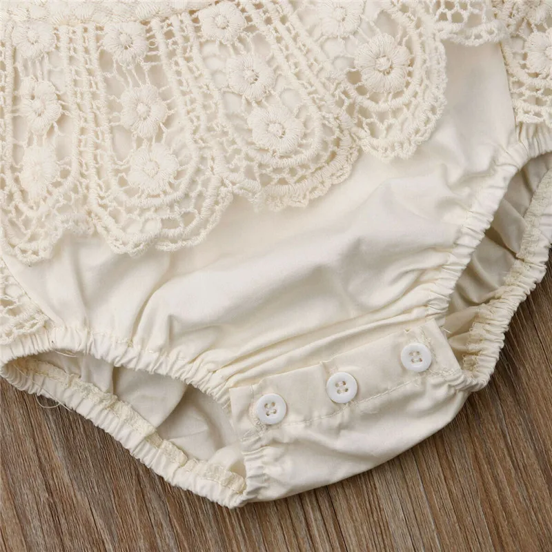 New Summer Cute Baby Girl Bodysuits Sleeveless Ruffles Lace Jumpsuit Elegant Infant Girls Princess Holiday Cotton Clothes Outfit
New Summer Cute Baby Girl Bodysuits Sleeveless Ruffles Lace Jumpsuit Elegant Infant Girls Princess Holiday Cotton Clothes Outfit