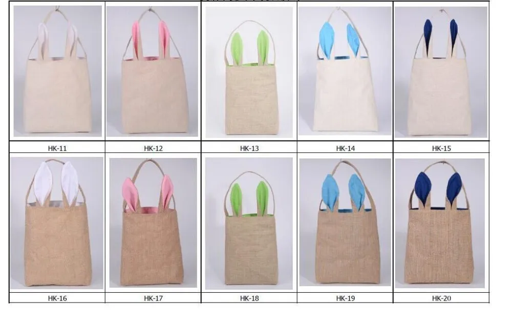 blank boutioque 10style hot sale Easter Bunny Ears Bag Easter Celebration Gift tote Easter Burlap Bunny Baskets
blank boutioque 10style hot sale Easter Bunny Ears Bag Easter Celebration Gift tote Easter Burlap Bunny Baskets
