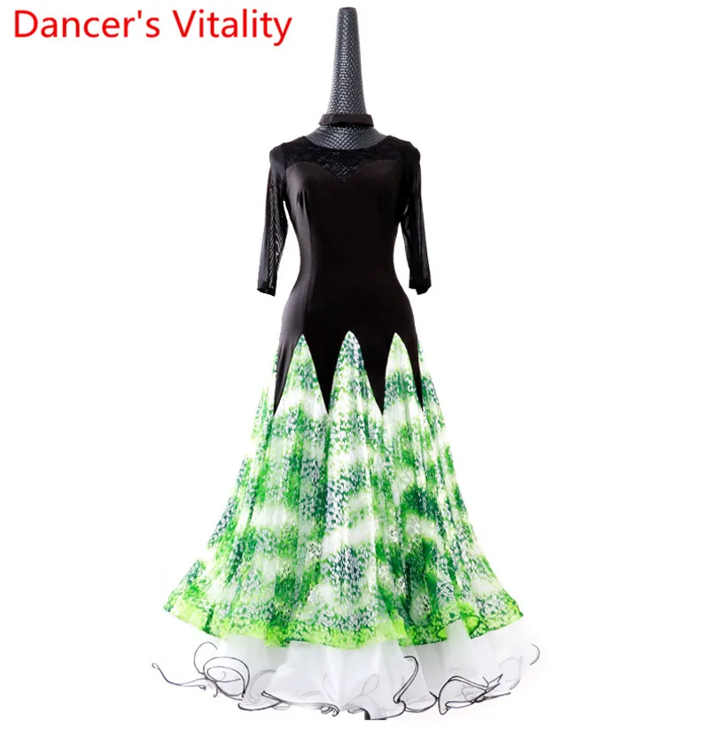 Waltz dance skirt dress skirt dress adult female new modern dance dress ballroom dance piece dress
Waltz dance skirt dress skirt dress adult female new modern dance dress ballroom dance piece dress