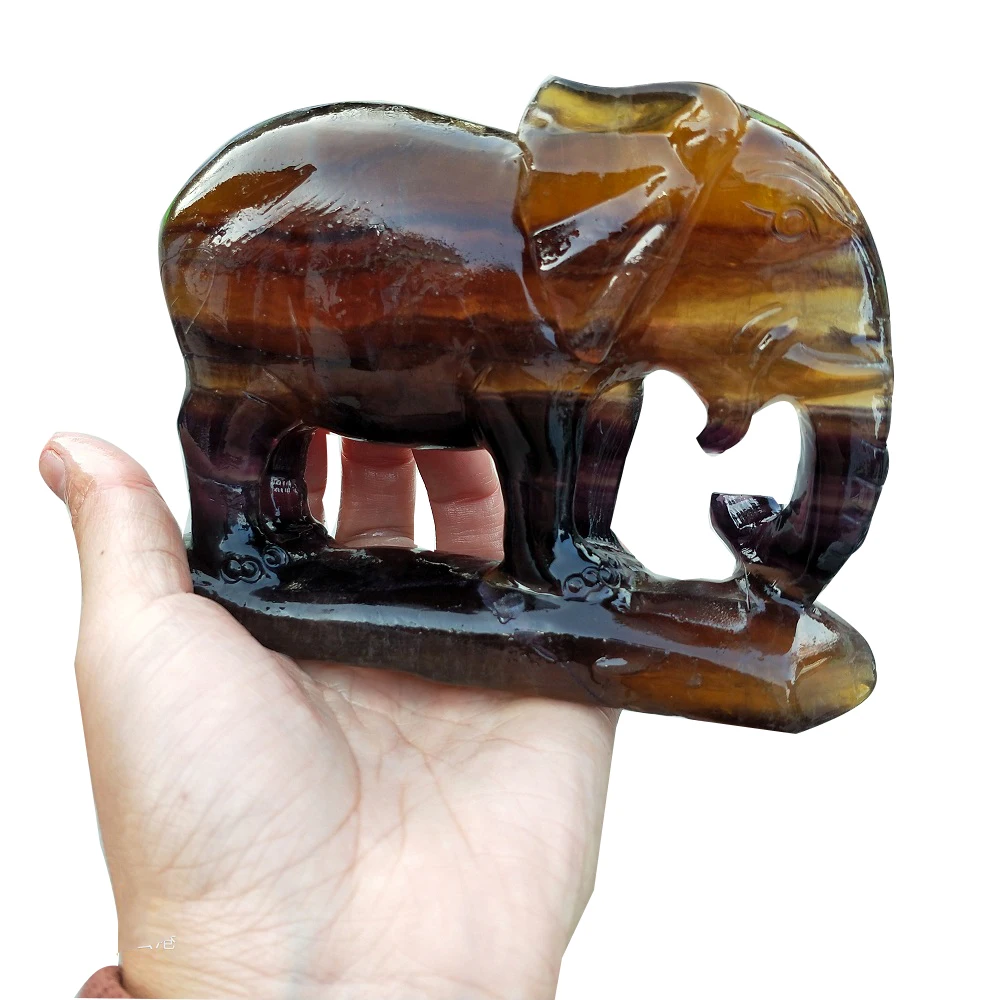 Natural Crystal Elephant Carving Fluorite Elephant Crystal Stone Crafts Ornament Home Office Desktop Decor Gift
Natural Crystal Elephant Carving Fluorite Elephant Crystal Stone Crafts Ornament Home Office Desktop Decor Gift