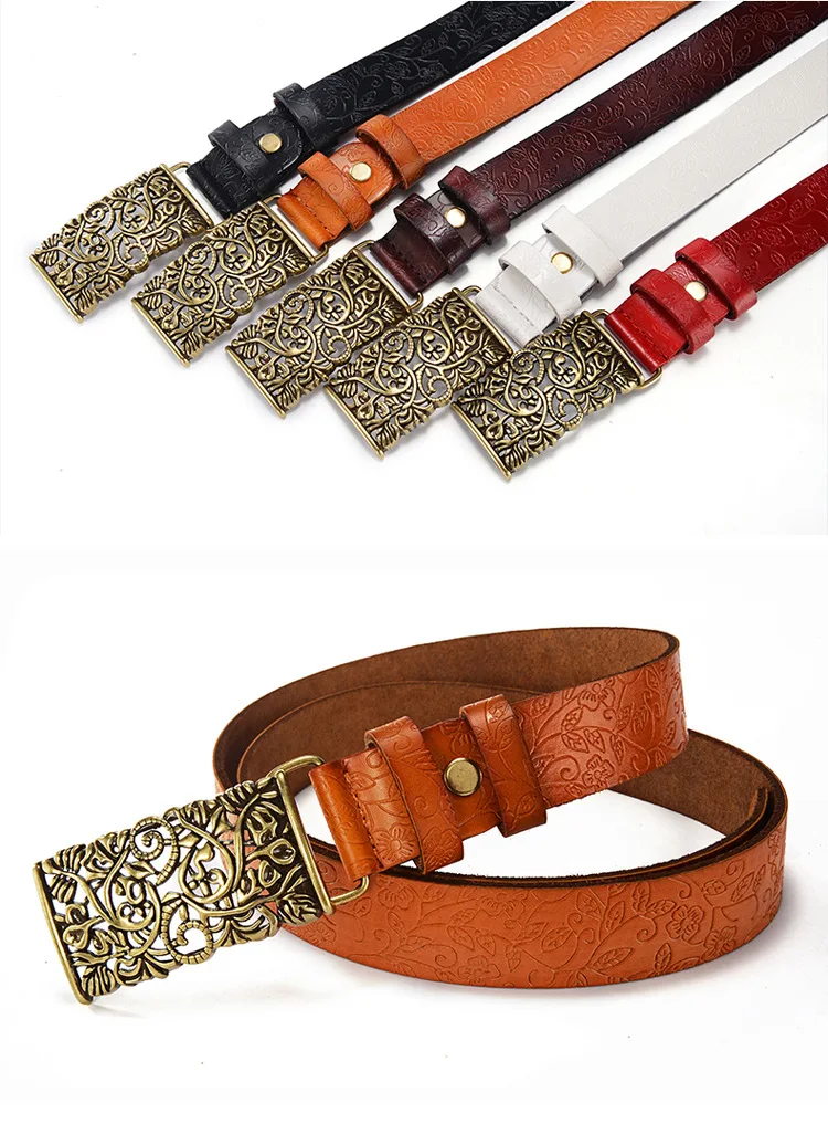 2018 leather belts for women Leisure classic women's belt 2.8 wide Jeans belt luxury girdle Smooth buckle rectangle Hollow out
2018 leather belts for women Leisure classic women's belt 2.8 wide Jeans belt luxury girdle Smooth buckle rectangle Hollow out