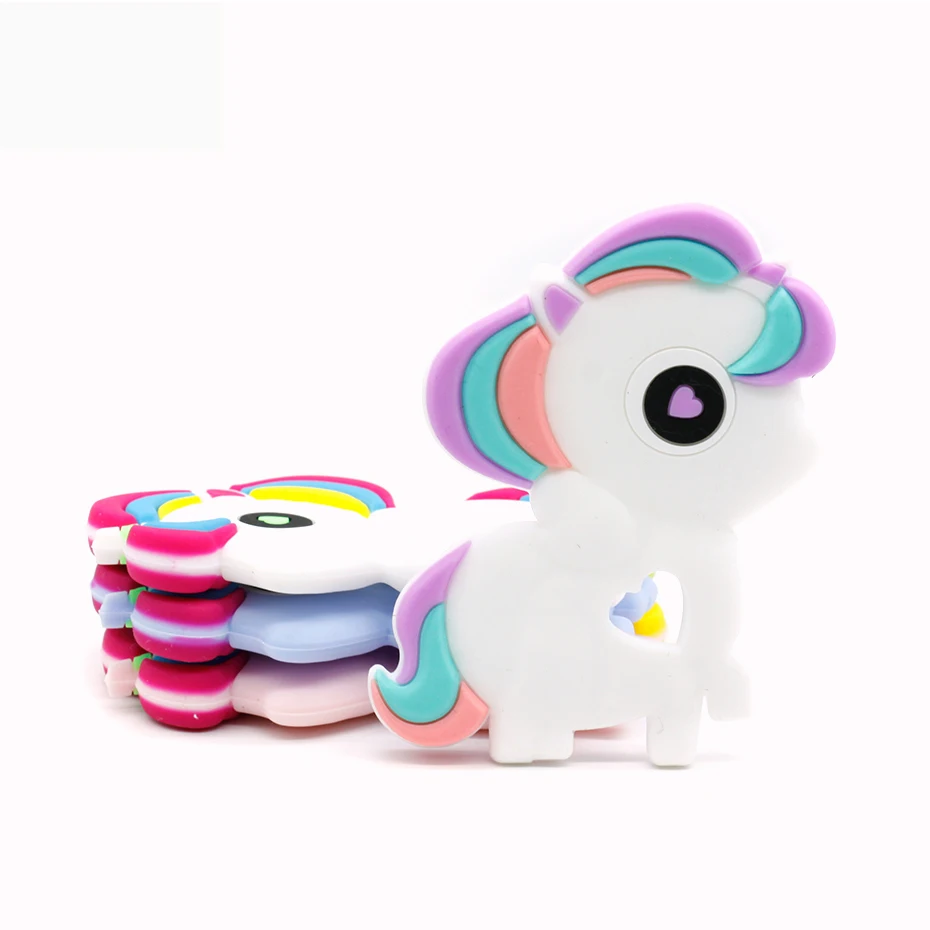5PCS Unicorn Silicone Teether Chew Teething Nurse Gift Baby Accessories Silicone BPA Free Mordedor Silicone Infant Pacifier Chai
5PCS Unicorn Silicone Teether Chew Teething Nurse Gift Baby Accessories Silicone BPA Free Mordedor Silicone Infant Pacifier Chai