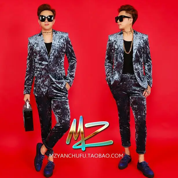 Summer New Nightclub Male Singer Blazers Dj Host Ds Stage Catwalk Men Performance Clothing Cashmere Suit Suits
Summer New Nightclub Male Singer Blazers Dj Host Ds Stage Catwalk Men Performance Clothing Cashmere Suit Suits