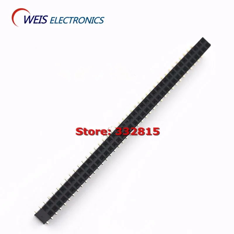 50PCS 1.27MM pitch 1x40pin 1*40p Female Header Connector SMT socket Plastic high:4.3mm Gold-plated Free shipping
50PCS 1.27MM pitch 1x40pin 1*40p Female Header Connector SMT socket Plastic high:4.3mm Gold-plated Free shipping