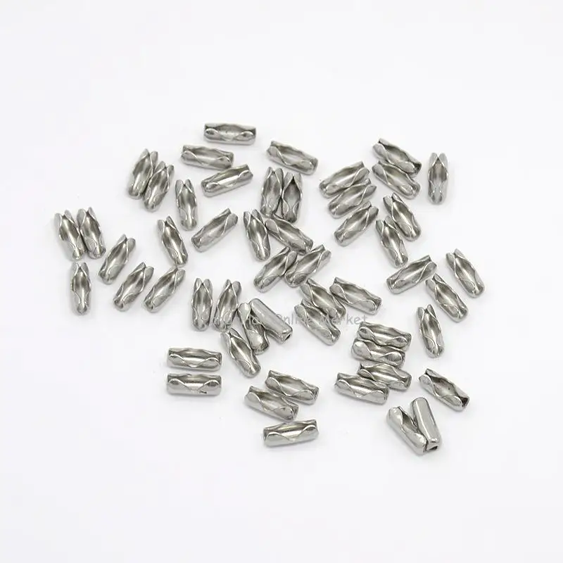 500pcs Fit for 2.5mm Ball Chain 304 Stainless Steel Ball Chain Connectors for Jewelry Making DIY Bracelet Necklace
500pcs Fit for 2.5mm Ball Chain 304 Stainless Steel Ball Chain Connectors for Jewelry Making DIY Bracelet Necklace