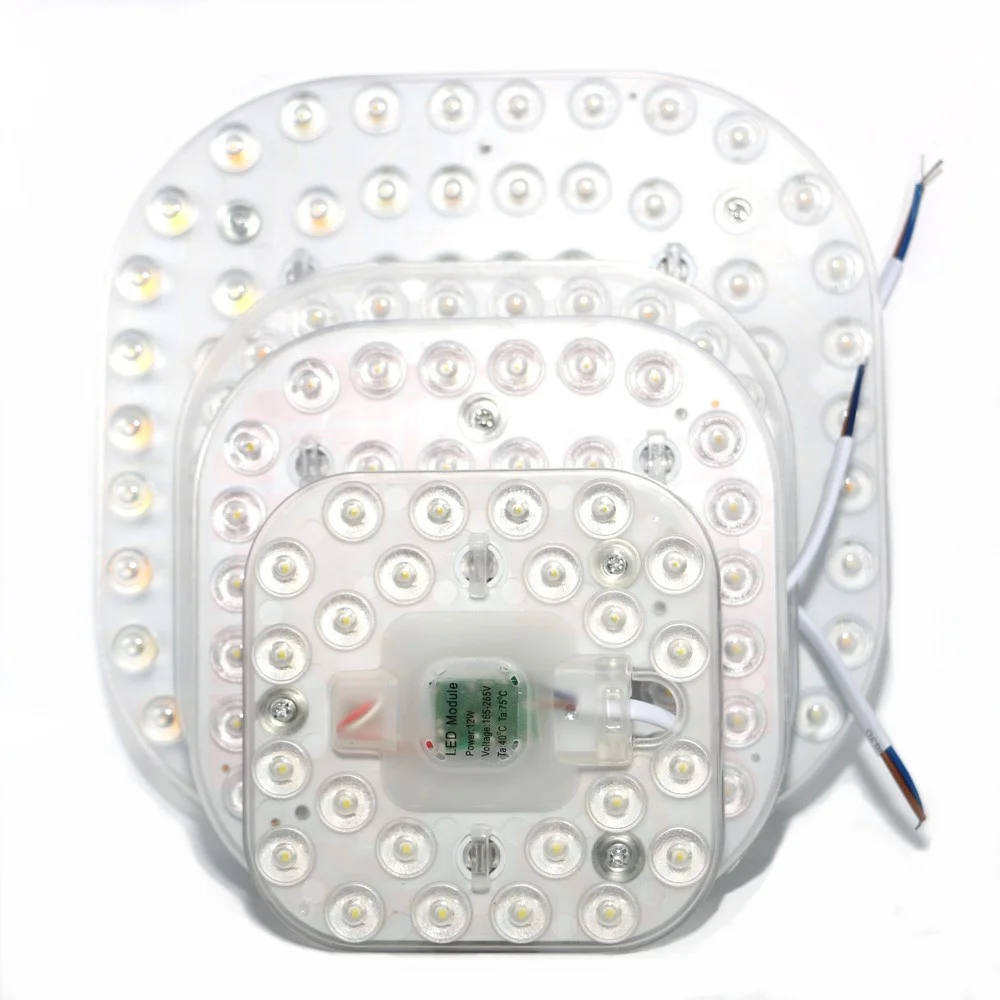 AC 220V Led Light Replace Ceiling Led Lamp Smart IC Led Module 2835 SMD Square Change Upgrade Octopus Indoor Lighting No Flicker
AC 220V Led Light Replace Ceiling Led Lamp Smart IC Led Module 2835 SMD Square Change Upgrade Octopus Indoor Lighting No Flicker