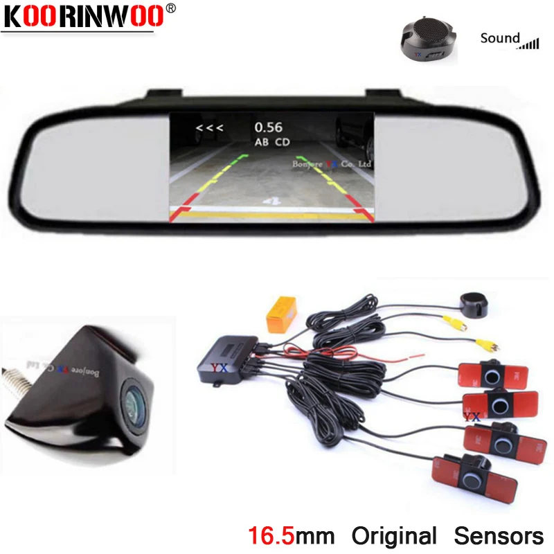 Koorinwoo Wireless Video System Monitor Mirror Car Parking Sensor Rear view Camera Buzzer Indicator Jalousie Parktronic Safe
Koorinwoo Wireless Video System Monitor Mirror Car Parking Sensor Rear view Camera Buzzer Indicator Jalousie Parktronic Safe