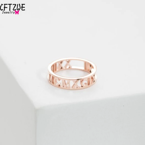 ICFTZWE кольцо золотого цвета с римскими цифрами для женщин | Украшения и аксессуары