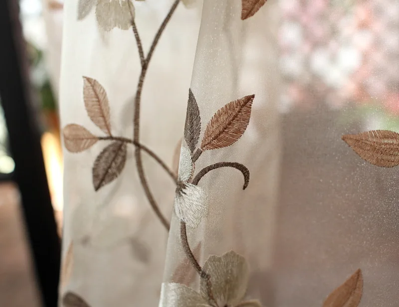 High quality Embroidered Voile Curtains Bedroom Sheer Curtains for Living Room Tulle Window Curtains/Panels Organza Screening
High quality Embroidered Voile Curtains Bedroom Sheer Curtains for Living Room Tulle Window Curtains/Panels Organza Screening