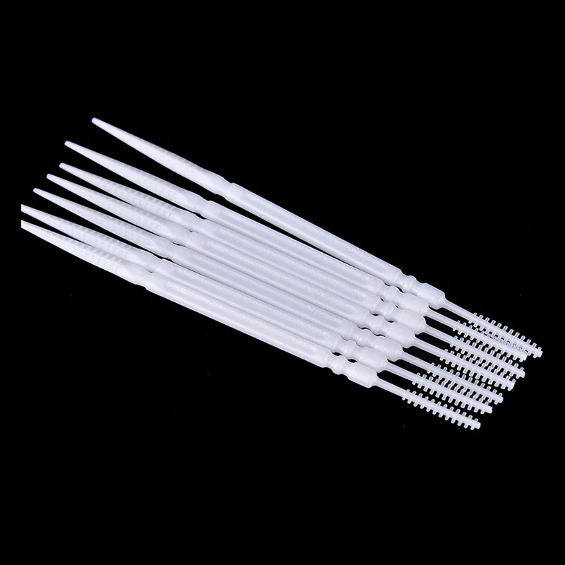 1100Pcs/Box 6.5cm Gum Interdental Floss Plastic Double-Headed Brush Stick Toothpicks Teeth Oral Cleaner White
1100Pcs/Box 6.5cm Gum Interdental Floss Plastic Double-Headed Brush Stick Toothpicks Teeth Oral Cleaner White