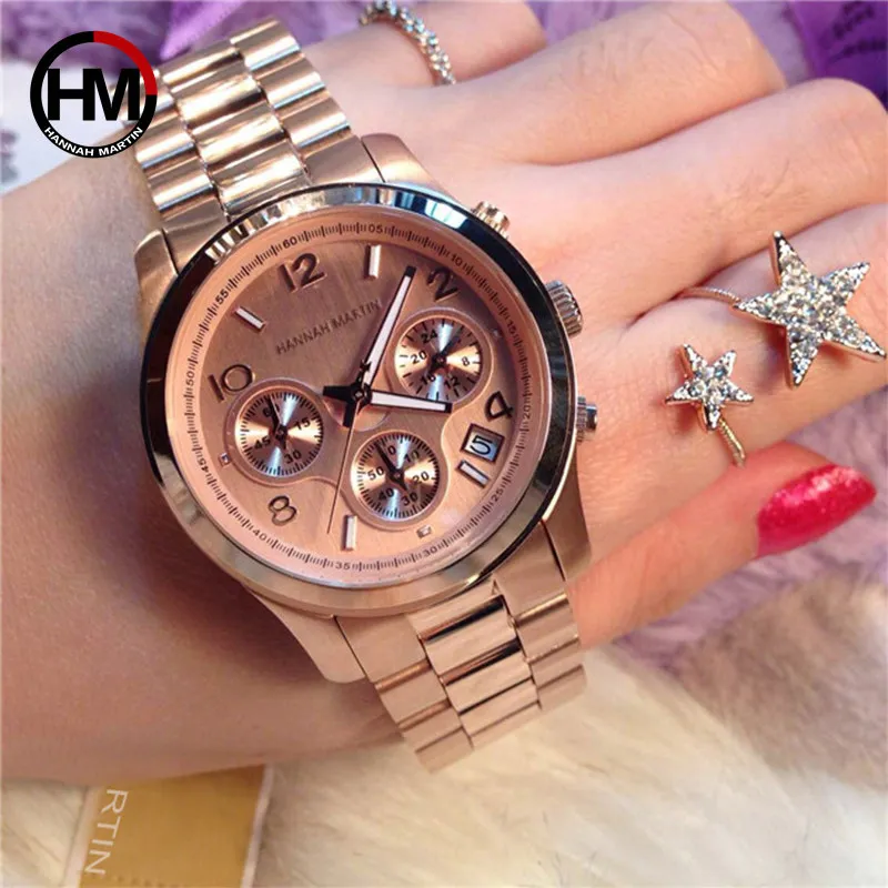 HANNAH MATIN 2018 Luxury Brand Women Watches Ladies Dress Watches Quartz Wristwatches Steel Strap relogio feminino Rose Gold
HANNAH MATIN 2018 Luxury Brand Women Watches Ladies Dress Watches Quartz Wristwatches Steel Strap relogio feminino Rose Gold