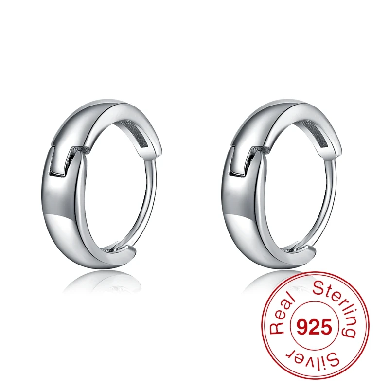 2020 Genuine Silver Small 7MM, 10MM,13MM Hoop Earrings for Women Men Cool Korean Huggies Earrings for Girls Simple Fine Jewelry
2020 Genuine Silver Small 7MM, 10MM,13MM Hoop Earrings for Women Men Cool Korean Huggies Earrings for Girls Simple Fine Jewelry