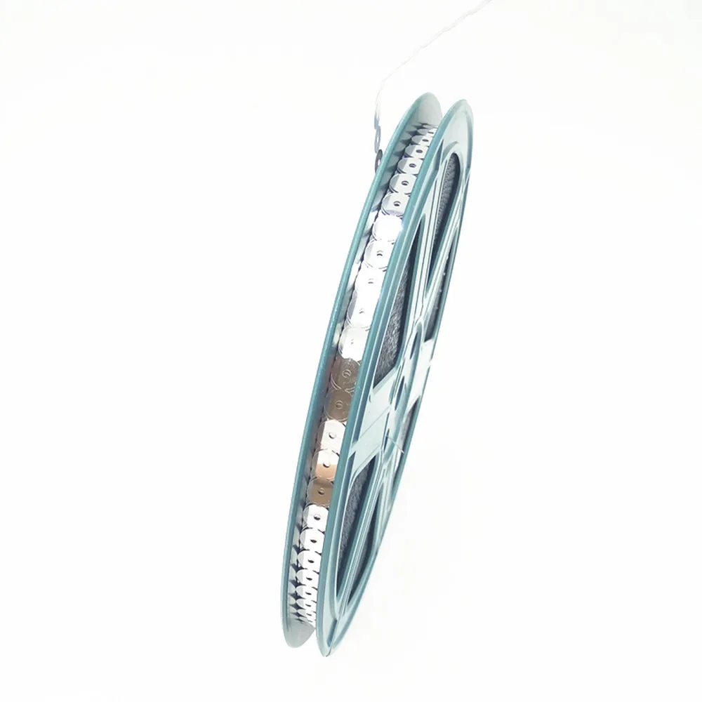 12pcs Embroidery accessories 7mm flat glitter sequin reel with length 95meters/reel sequins spangle CD for Garment
12pcs Embroidery accessories 7mm flat glitter sequin reel with length 95meters/reel sequins spangle CD for Garment