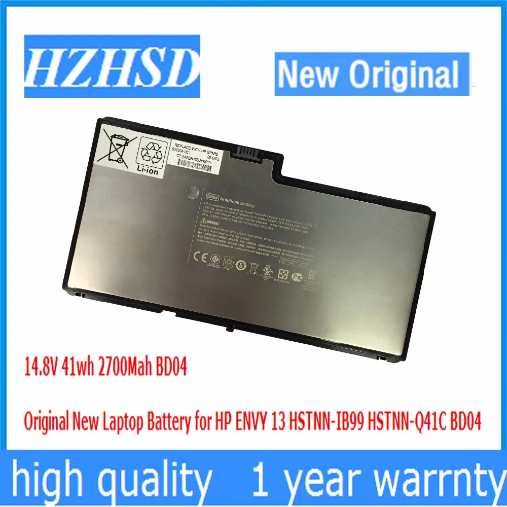 14.8V 2700Mah Original New BD04 Laptop Battery for HP ENVY 13 HSTNN-IB99 HSTNN-Q41C BD04
14.8V 2700Mah Original New BD04 Laptop Battery for HP ENVY 13 HSTNN-IB99 HSTNN-Q41C BD04