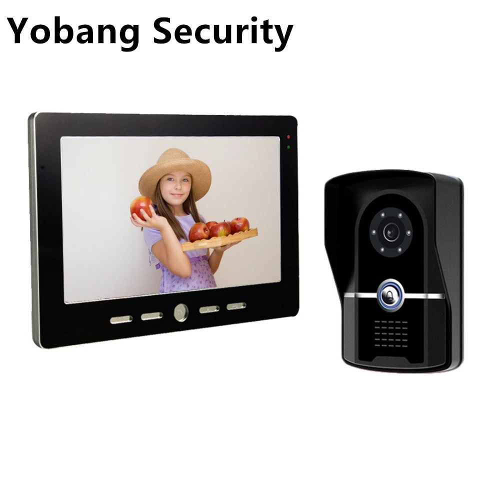 Yobang Security 10"Inch Doorbell Phone Doorbell Video Intercom Kit 1-camera 1-monitor Night Vision Intercom
Yobang Security 10"Inch Doorbell Phone Doorbell Video Intercom Kit 1-camera 1-monitor Night Vision Intercom