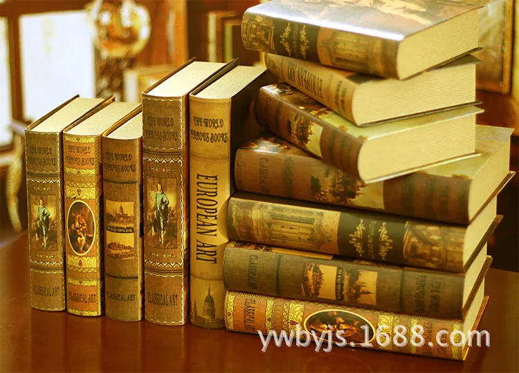 10PC Manufacturer direct European style retro paper Fake Book photography props book decoration book BHFG-16
10PC Manufacturer direct European style retro paper Fake Book photography props book decoration book BHFG-16