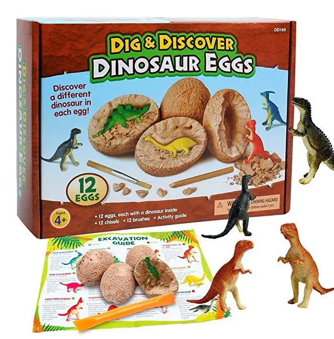 Dig Discover Dino Egg Excavation Toy Kit Unique Dinosaur Eggs Easter Archaeology Science Gift Dinosaur Party Favors for Boy Girl
Dig Discover Dino Egg Excavation Toy Kit Unique Dinosaur Eggs Easter Archaeology Science Gift Dinosaur Party Favors for Boy Girl