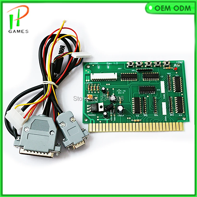 Аркадная игра PC в jamma Конвертер доска 2 Jamma компьютер аркаду компьютерная