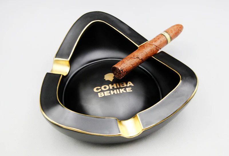Cohiba Cigar Ashtray Cigarette Ashtray Ceramic Thickened 3 Cigar Holder Hight Quality With Gift Box
Cohiba Cigar Ashtray Cigarette Ashtray Ceramic Thickened 3 Cigar Holder Hight Quality With Gift Box