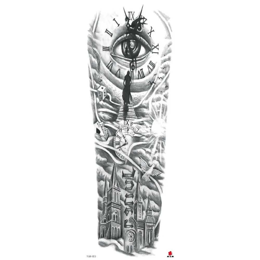 Temporary Tattoo Stickers For Men Full Body Art Arm Sleeve Tattoo 48*17CM Large Waterproof Tatoo Girl Waterproof Flash Tattoo
Temporary Tattoo Stickers For Men Full Body Art Arm Sleeve Tattoo 48*17CM Large Waterproof Tatoo Girl Waterproof Flash Tattoo