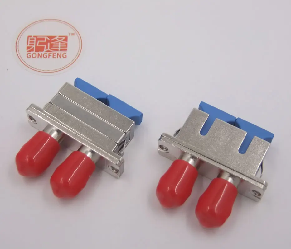 GONGFENG 10pcs NEW Optical Fiber Connector ST-SC/ST-SC Dual Core Adapter Flange (Duplex Metal Adapter) Coupler Special Sales
GONGFENG 10pcs NEW Optical Fiber Connector ST-SC/ST-SC Dual Core Adapter Flange (Duplex Metal Adapter) Coupler Special Sales