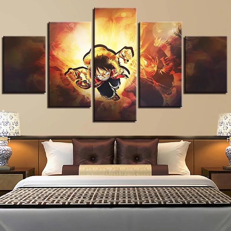 Wall Artwork Prints Painting 5 Pieces One Piece Picture Home Decoration Modular Canvas Poster Modern For Kids Bedside Background
Wall Artwork Prints Painting 5 Pieces One Piece Picture Home Decoration Modular Canvas Poster Modern For Kids Bedside Background