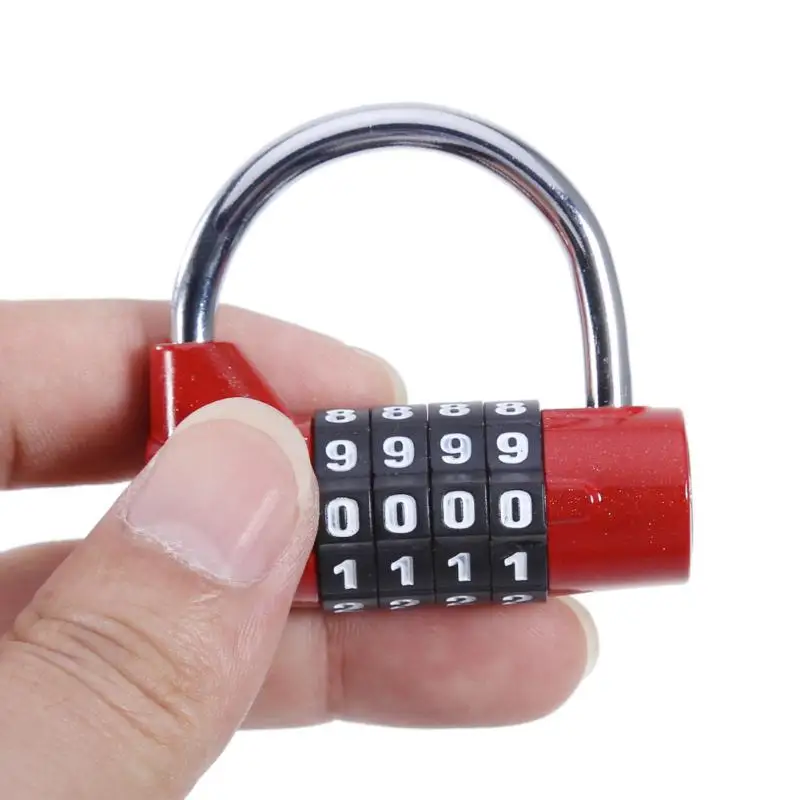 4 Digit Password Safety Lock Wide Shackle Combination Padlock for Gym Locker Travel Safe Lock Drawer Luggage Cabinet Door Lock
4 Digit Password Safety Lock Wide Shackle Combination Padlock for Gym Locker Travel Safe Lock Drawer Luggage Cabinet Door Lock