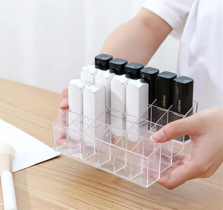 24 Grid Transparent Lipstick Jewelry Box Makeup Organizer Storage Box Cosmetic Box Case Holder Display Stand Organizer
24 Grid Transparent Lipstick Jewelry Box Makeup Organizer Storage Box Cosmetic Box Case Holder Display Stand Organizer