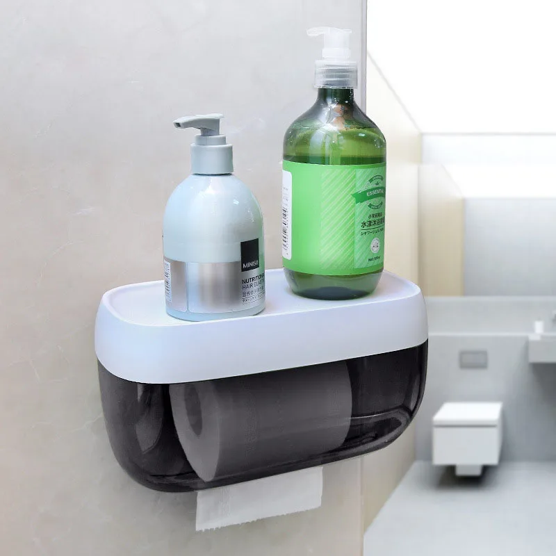 Detachable Free Punch Transparent Bathroom Plastic Tissue Box Creative Toilet Paper Box Multifunctional Waterproof Round Box
Detachable Free Punch Transparent Bathroom Plastic Tissue Box Creative Toilet Paper Box Multifunctional Waterproof Round Box