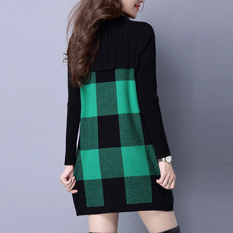 2018 Autumn Winter Vintage Women Sweater Long Sleeve Slim Turtleneck Knitted Pullover Sweaters Plus Size Female Casual Long Tops
2018 Autumn Winter Vintage Women Sweater Long Sleeve Slim Turtleneck Knitted Pullover Sweaters Plus Size Female Casual Long Tops