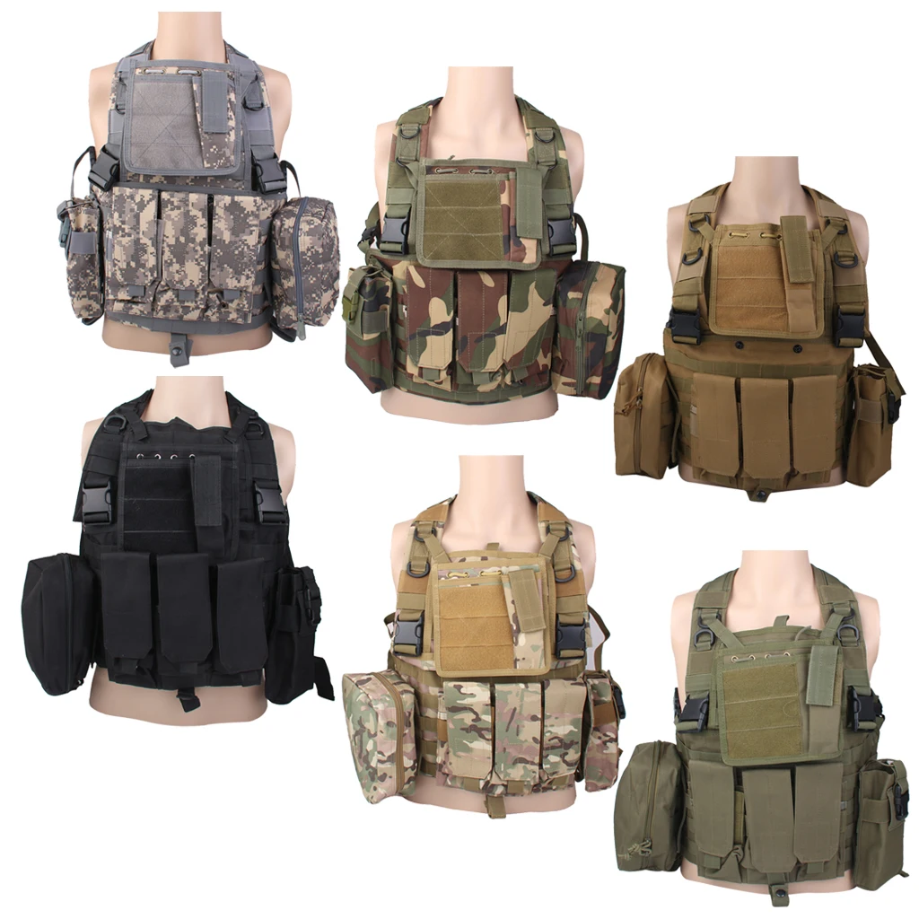 Adjustable Tactical Combat Molle Assault Military Army 800D SWAT Vest for Outdoor Hunting War Game Activities Protection
Adjustable Tactical Combat Molle Assault Military Army 800D SWAT Vest for Outdoor Hunting War Game Activities Protection