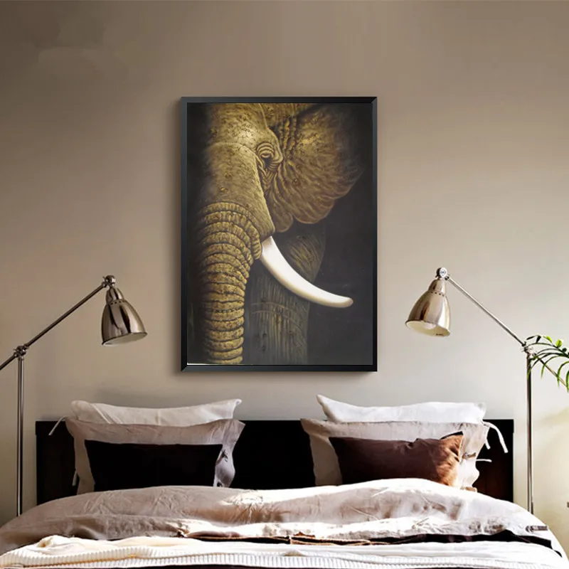 Hand painted Abstract the elephant oil painting on canvas modern Wall Painting Pictures for Living Room decoration
Hand painted Abstract the elephant oil painting on canvas modern Wall Painting Pictures for Living Room decoration