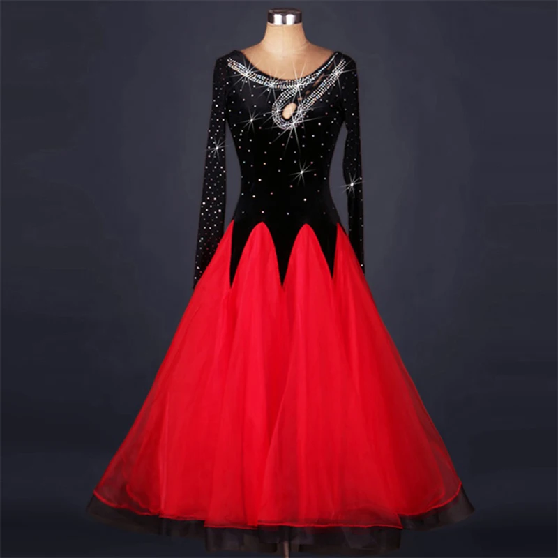 2017 Stage Women Lady Ballroom Dance Dress Organza Rhinestone Top Gauze Skirt Performance Ballroom Waltz Dresses Dance Wear
2017 Stage Women Lady Ballroom Dance Dress Organza Rhinestone Top Gauze Skirt Performance Ballroom Waltz Dresses Dance Wear