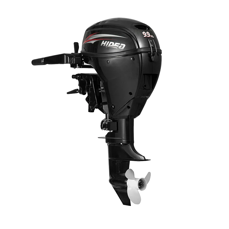 Ручные лодочные моторы Hidea 4 тактные 9.9HP длинные с валом для лодки мотор|outboard boat