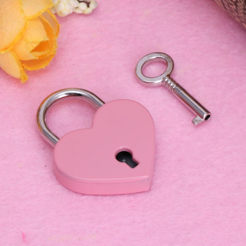 Small Metal Heart Shaped Padlock Mini Lock with Key for Jewelry Box Storage Box Diary Book Toy Luggage Handbag Tiny Craft Diary
Small Metal Heart Shaped Padlock Mini Lock with Key for Jewelry Box Storage Box Diary Book Toy Luggage Handbag Tiny Craft Diary