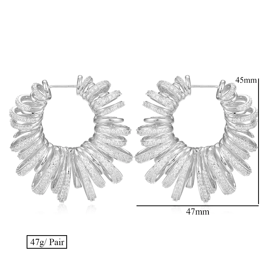 GODKI Luxury Circles Cubic Zircon Statement Big Hoop Earrings For Women Wedding DUBAI Bridal Round Circle Hoop Earrings 2019
GODKI Luxury Circles Cubic Zircon Statement Big Hoop Earrings For Women Wedding DUBAI Bridal Round Circle Hoop Earrings 2019