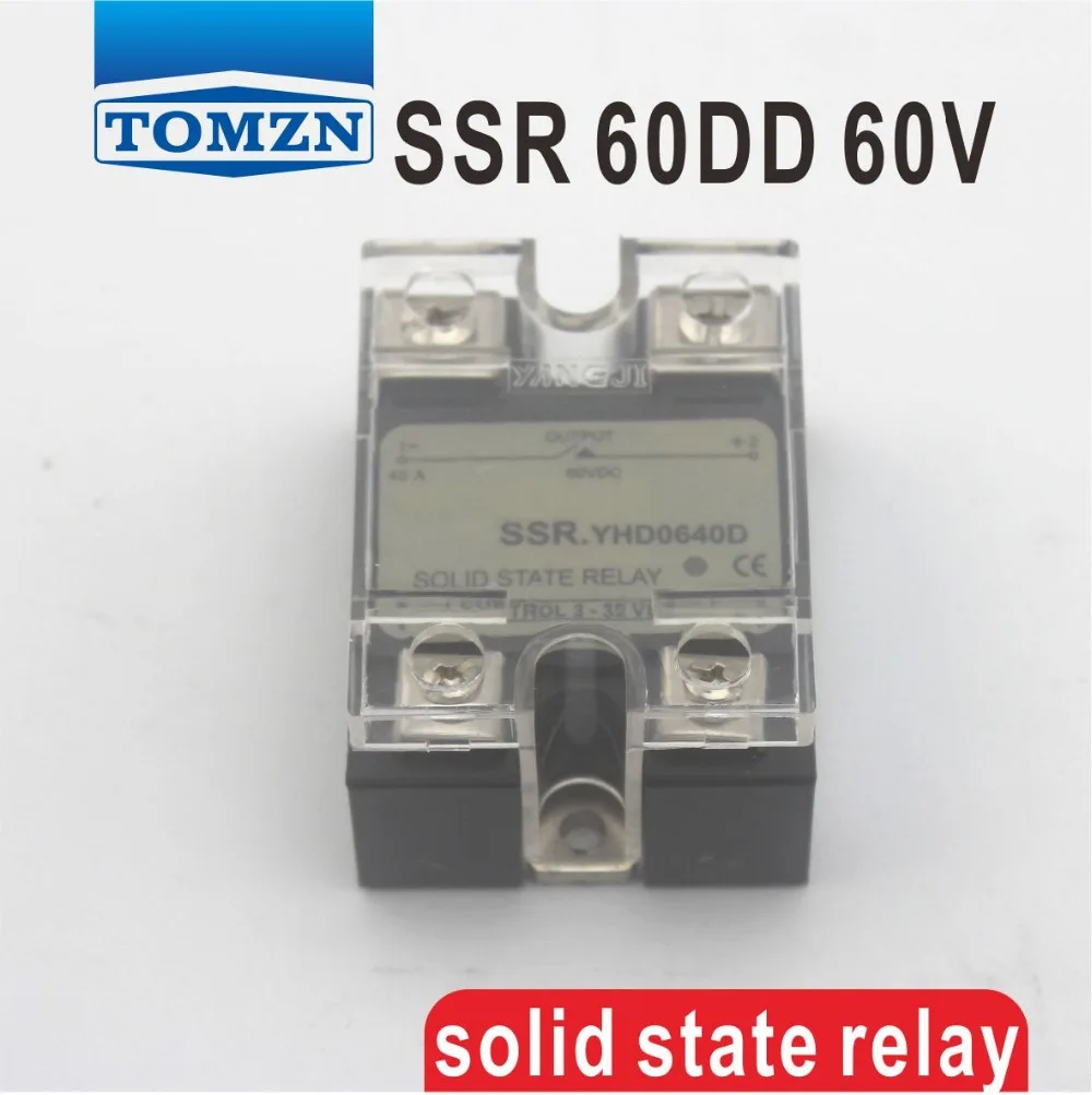 60DD SSR контроль напряжения 3 ~ 32VDC выход 5 ~ 60VDC Однофазное DC твердотельное реле
60DD SSR контроль напряжения 3 ~ 32VDC выход 5 ~ 60VDC Однофазное DC твердотельное реле
