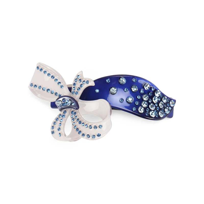 Fashion Twisted Bow Hair Clips Environmental Acrylic Butterfly Barrettes Women Accessories | Украшения и аксессуары