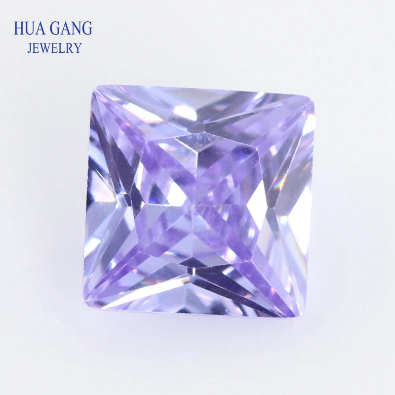 1.5x1.5~14x14mm 5A Lavender Square Shape Princess Cut CZ Stone Synthetic Gems Cubic Zirconia For Jewelry
1.5x1.5~14x14mm 5A Lavender Square Shape Princess Cut CZ Stone Synthetic Gems Cubic Zirconia For Jewelry