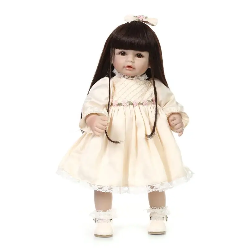 50cm Silicone Reborn Baby Doll Toys 20 inch Vinyl Princess Toddler Babies Dolls for Girls toy Gift rapunzel fashion girl doll
50cm Silicone Reborn Baby Doll Toys 20 inch Vinyl Princess Toddler Babies Dolls for Girls toy Gift rapunzel fashion girl doll